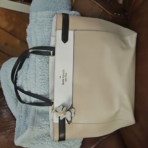 Beautiful Large Kate Spade Staci Colorblock Laptop Work or Travel Tote